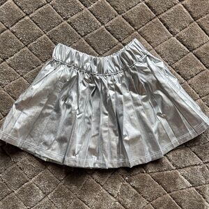 Splendid Silver Metallic kids Skirt